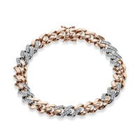 Men's Bracelet In 14k Gold With Diamonds - Simon G. Jewelry