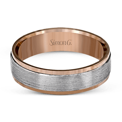 Men's Wedding Band in 14k or 18k Gold and Platinum