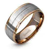 Men's Wedding Band Ring In 14k Or 18k Gold - Simon G. Jewelry