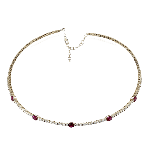 Necklace in 14k Gold with Diamonds