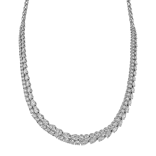 Necklace in 18k Gold with Diamonds
