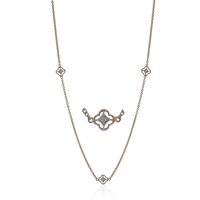 Necklace in 18k Gold with Diamonds - Simon G. Jewelry