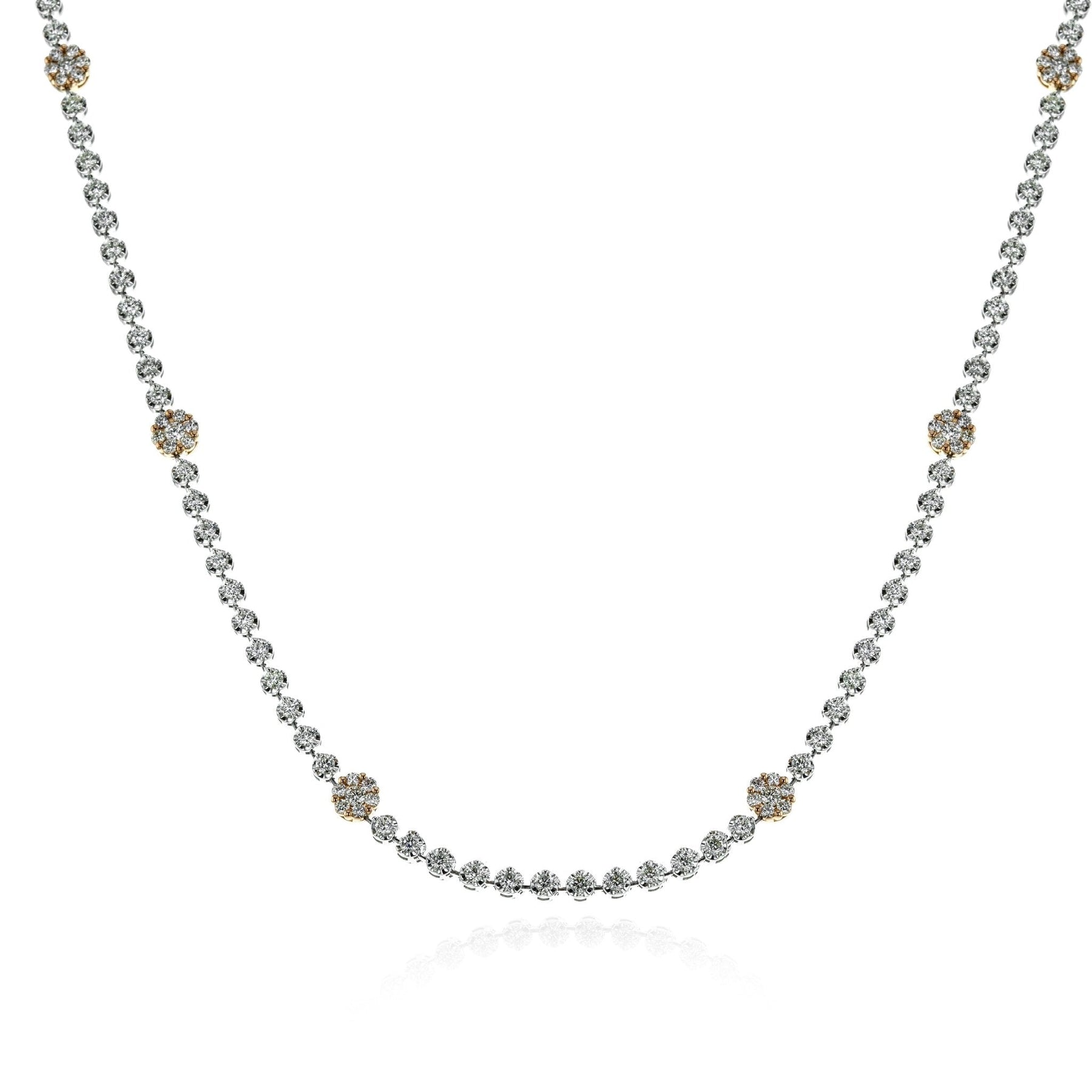 Necklace in 18k Gold with Diamonds - Simon G. Jewelry