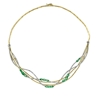 Necklace in 18k Gold with Diamonds - Simon G. Jewelry
