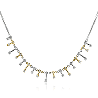 Necklace in 18k Gold with Diamonds - Simon G. Jewelry