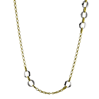 Necklace in 18k Gold with Diamonds - Simon G. Jewelry