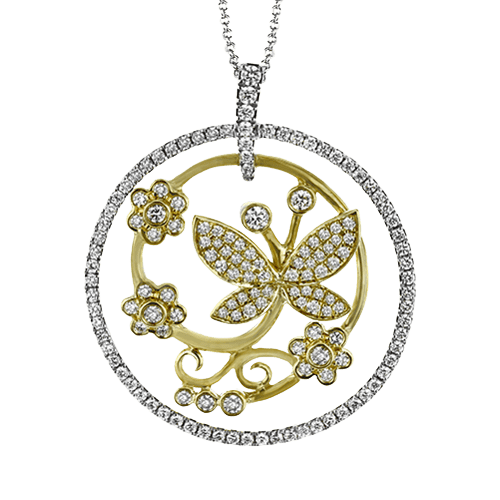 Pendant in 18k Gold with Diamonds