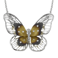 Pendant in 18k Gold with Diamonds - Simon G. Jewelry