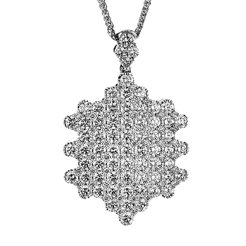 Pendant in 18k Gold with Diamonds - Simon G. Jewelry