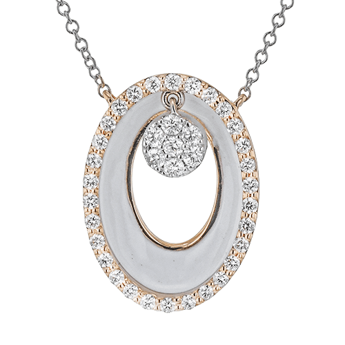 Pendant in 18k Gold with Diamonds - Simon G. Jewelry