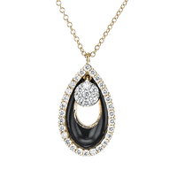 Pendant in 18k Gold with Diamonds - Simon G. Jewelry
