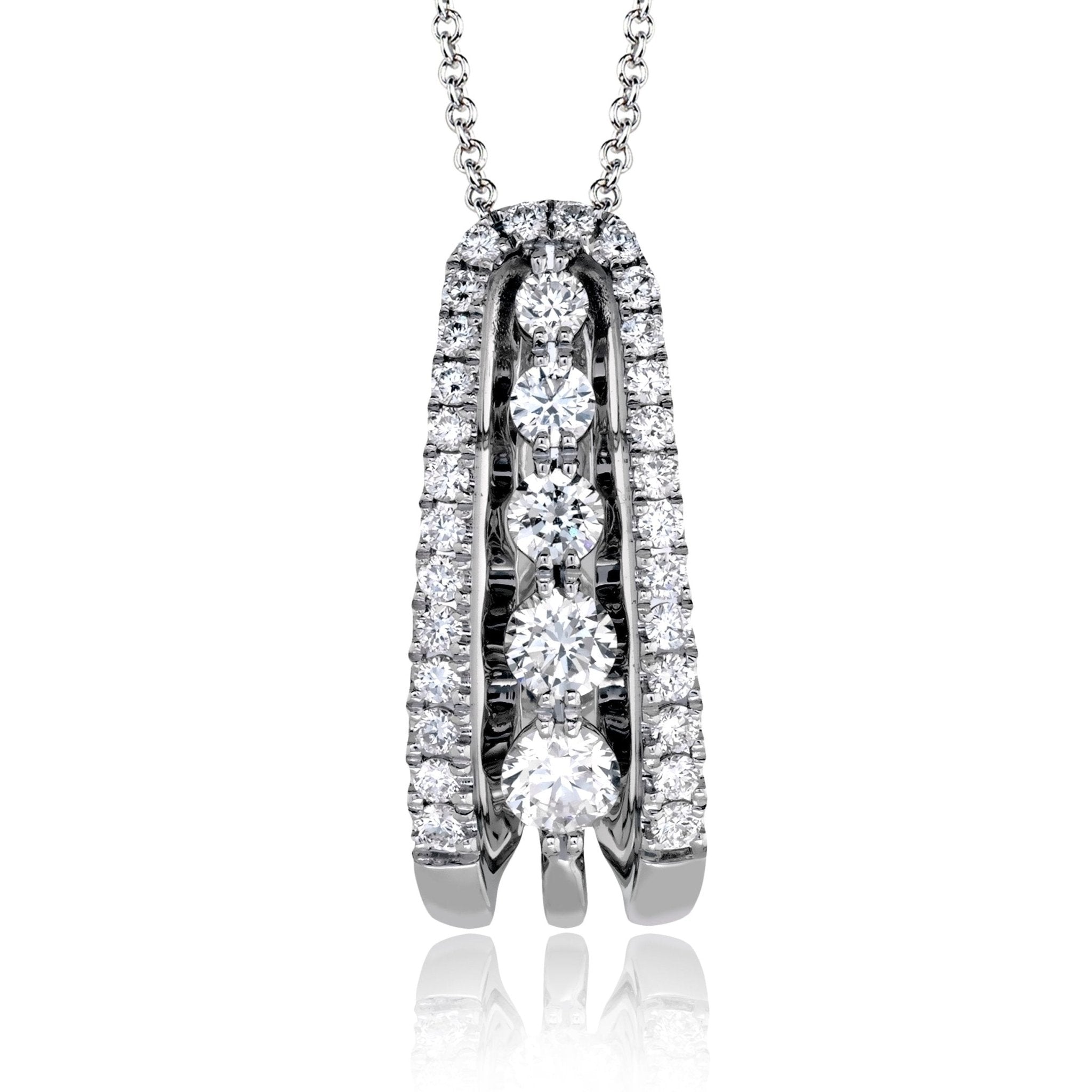 Pendant in 18k Gold with Diamonds – Gold and Gems Fine Jewelry ...