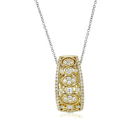 Pendant Necklace in 18k Gold with Diamonds - Simon G. Jewelry