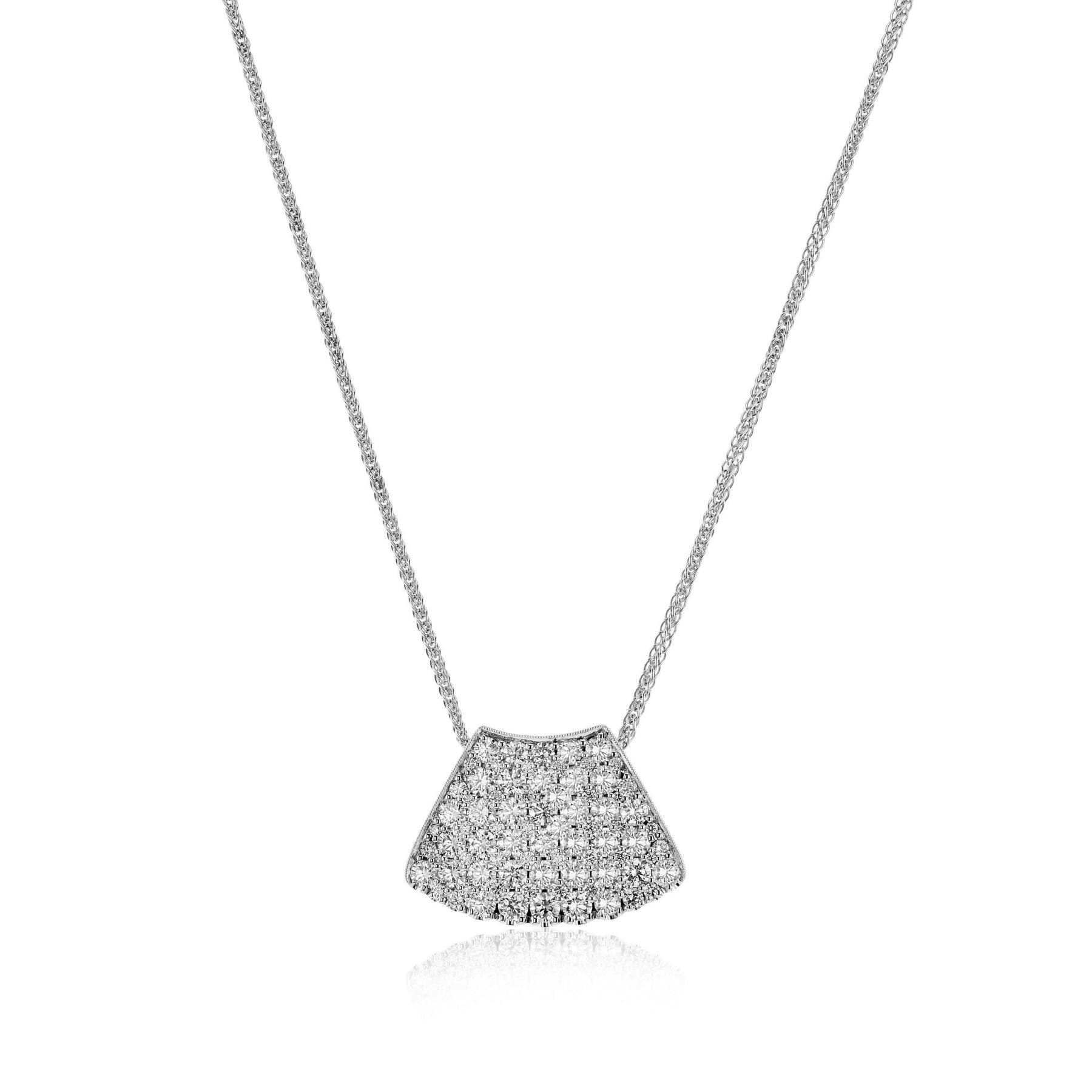 Pendant Necklace in 18k Gold with Diamonds - Simon G. Jewelry