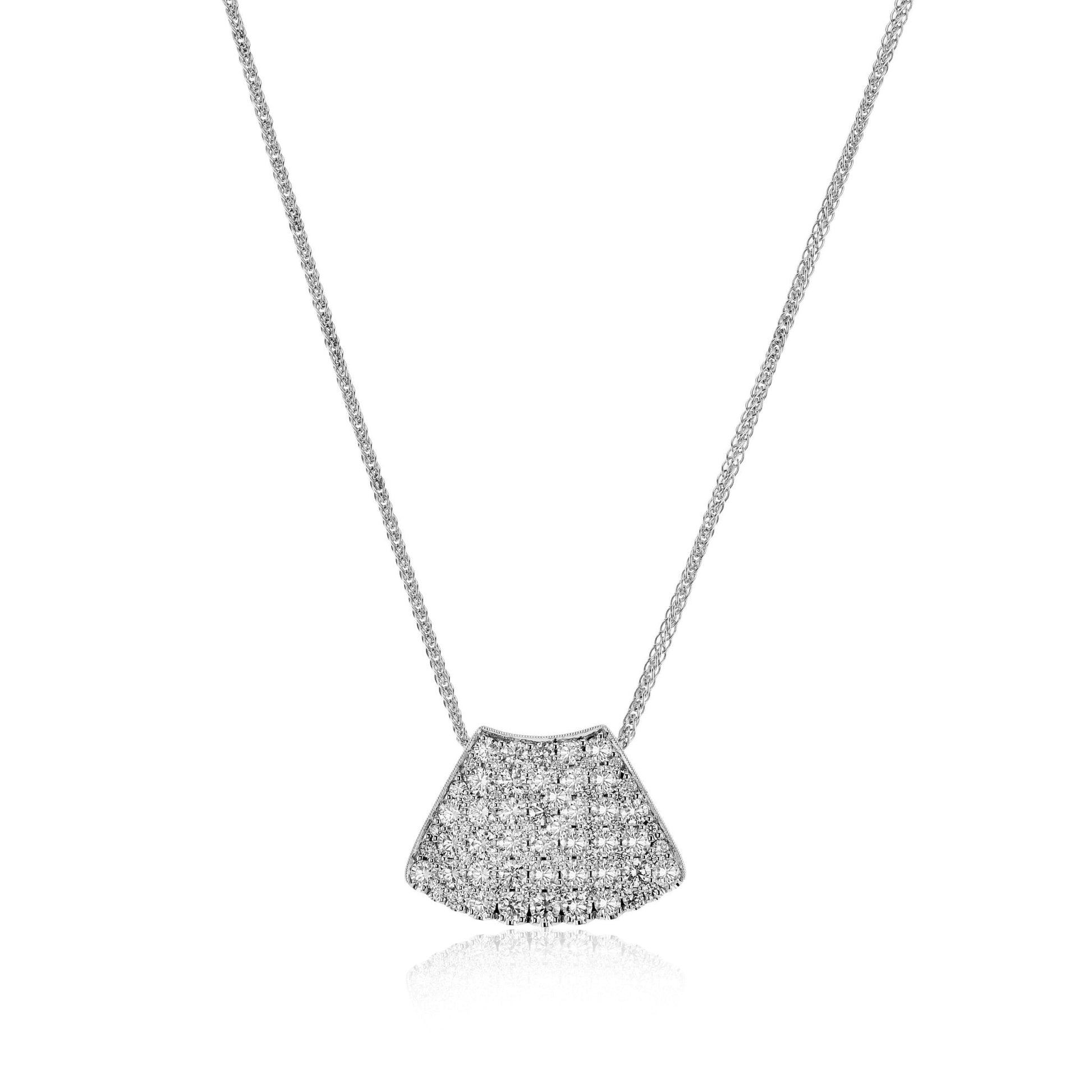 Pendant Necklace in 18k Gold with Diamonds - Simon G. Jewelry
