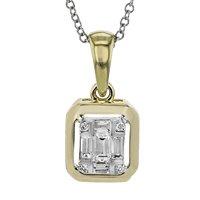 Pendant Necklace in 18K Gold with Diamonds - Simon G. Jewelry
