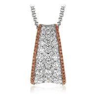 Pendant Necklace in 18K Gold with Diamonds - Simon G. Jewelry