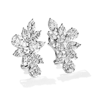 Petal Earrings in 18k Gold with Diamonds - Simon G. Jewelry