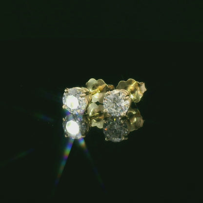 Stunning Diamond Stud Earrings