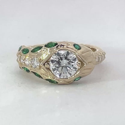 Elegant Gold and Diamond Ring