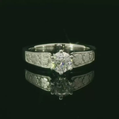 Orange Blossom Engagement Ring