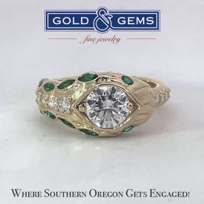 Elegant Gold and Diamond Ring