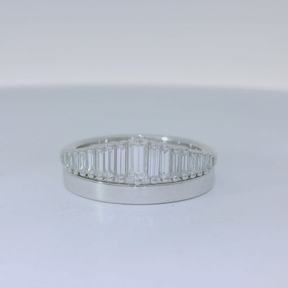 Elegant Baguette Diamond Ring