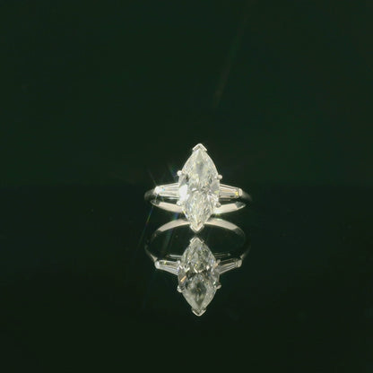 Elegant Marquise Cut Diamond Ring