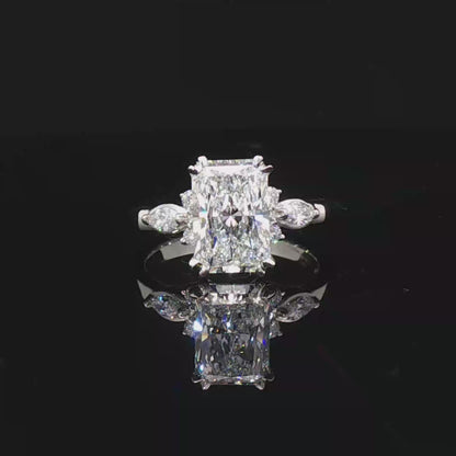 UltraFire™ Radiant Cut Diamond Engagement Ring