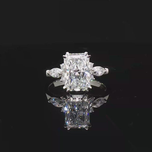 UltraFire™ Radiant Cut Diamond Engagement Ring