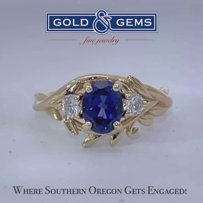Elegant Sapphire and Diamond Ring