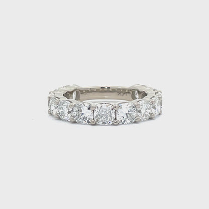 Cushion Cut Diamond Band
