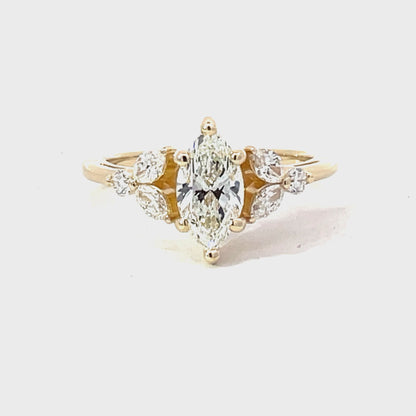 Elegant Gold Diamond Ring