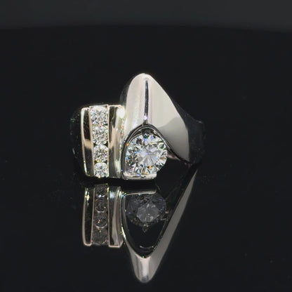 Elegant Diamond-Studded Ring