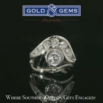 Custom Flowing Recycled Ring