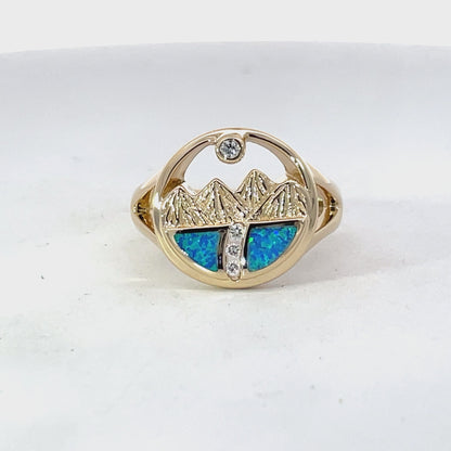 Stunning Mountain-Inspired Ring