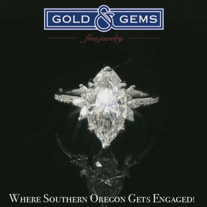 Stunning Marquise Cut Diamond Ring