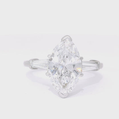 Elegant Marquise Cut Diamond Ring