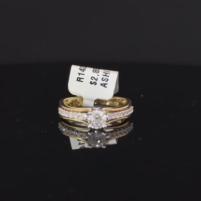 Elegant Gold and Diamond Ring