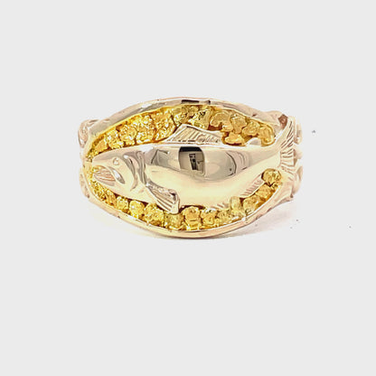 Exquisite Fish Design Ring