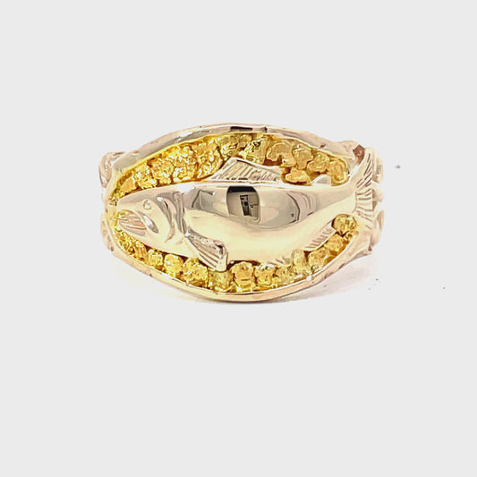 Exquisite Fish Design Ring