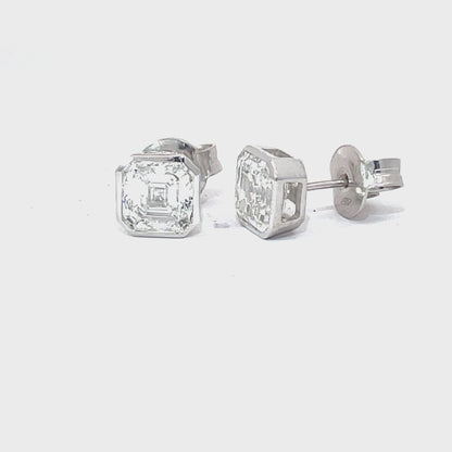 Elegant Diamond Stud Earrings