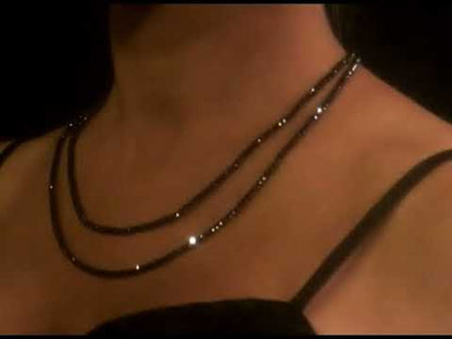 70 Carat Black Ice Diamonds Black Diamond Necklace BI-70D-W