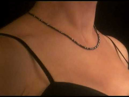 22 Carat Black Ice Diamonds Black Diamond Necklace BI-22-W