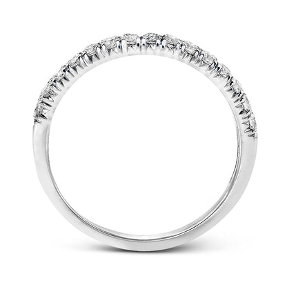 Princess-cut Halo Engagement Ring & Matching Wedding Band in 18k Gold with Diamonds
