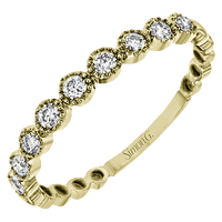 Right Hand Ring In 14k Gold With Diamonds - Simon G. Jewelry