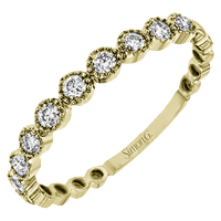Right Hand Ring In 14k Gold With Diamonds - Simon G. Jewelry