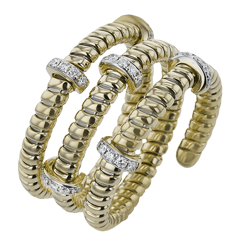 Right Hand Ring in 18k Gold with Diamonds