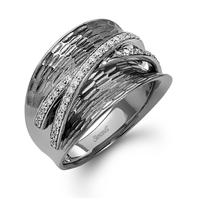 Right Hand Ring In 18k Gold With Diamonds