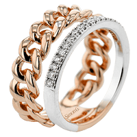 Right Hand Ring In 18k Gold With Diamonds - Simon G. Jewelry